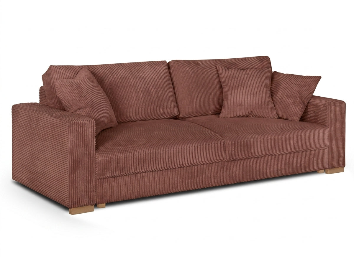 Sofa Robin z funkcją spania w tkaninie Poso