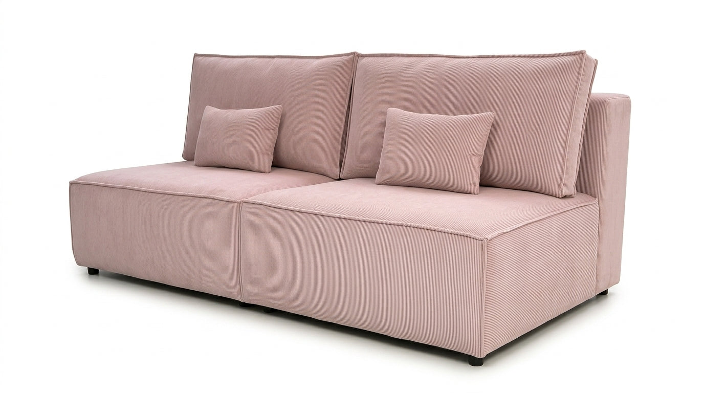 Sofa Mila z funkcją spania w tkaninie Poso