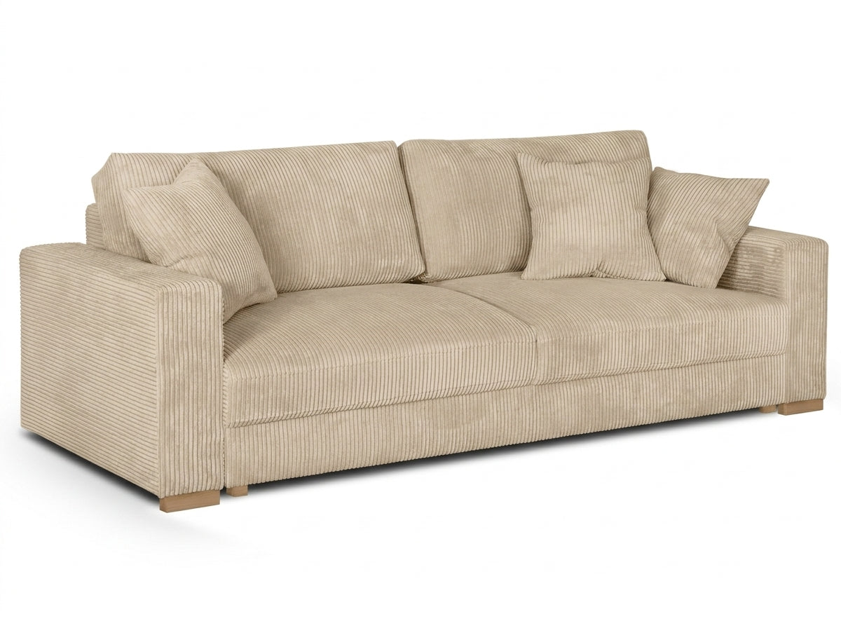 Sofa Robin z funkcją spania w tkaninie Poso