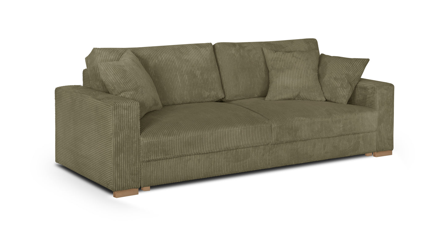 Sofa Robin z funkcją spania w tkaninie Poso